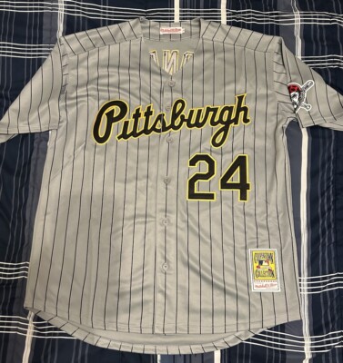 New Replica Barry Bonds Pittsburgh Pirates Jersey Adult Medium Gray- Week  ship - Main Image