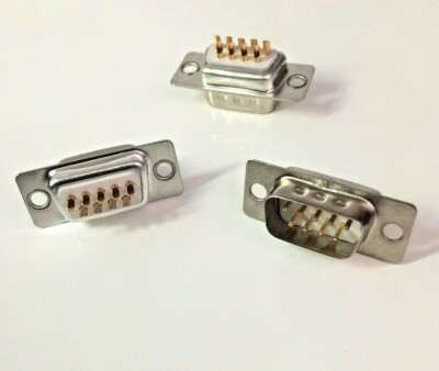 (3er Pack) 9 Pin Stecker D-Sub Buchse Gehäuse Lötanschluss RS232 Seriell DB9
