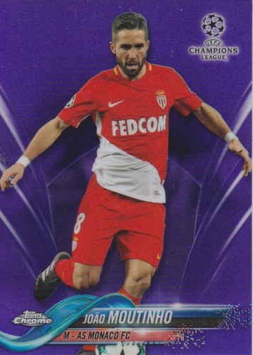 2018-19 Finest UEFA Champions League Purple Refractors Joao Moutinho #174/250