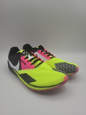 Nike Rival XC 6 Men's Size 10 Volt Hyper Pink Cross-Country Spikes DX7999-700