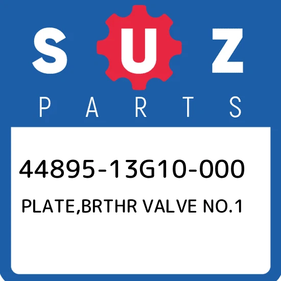 PLATE, BRTHR VALVE NO.1
