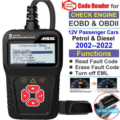  30%OFF  ANCEL AS100 Profi OBD2 Diagnosegerät Auto Scanner Fehlerauslesegerät