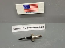 Stanley Screw-Mate Drill Countersink 04-607 Drill  1" x # 10 NOS USA