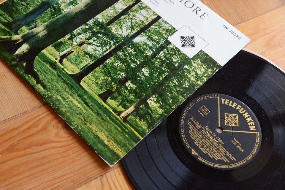 Deutsche Chöre BERLINER MOTETTENCHOR 10'' EP Telefunken TW30085 - Bild 3 von 4