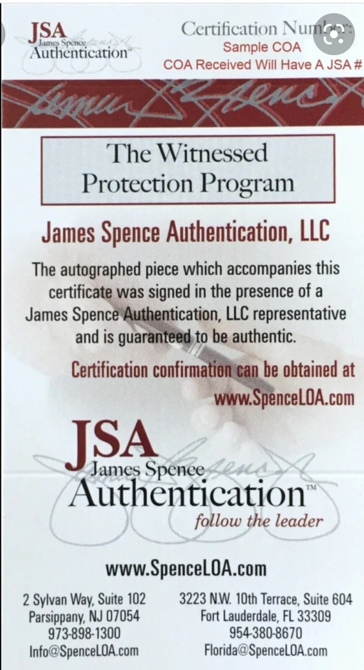 Joe Torre 1996 World Series Autographed Official Rawlings Baseball JSA - Image 4 of 4