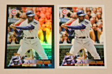 ERNIE BANKS (2) 2025 ARCHIVES BLACK FOIL & BASE #178 CHICAGO CUBS