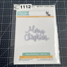 Simon Says Stamp Dies Merry Christmas SSSD111305 Embossing CardMaking Die 2013