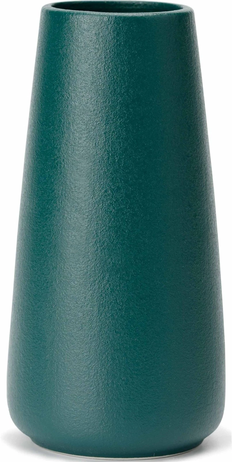 Green Vase - 8" Big Green Ceramic Flower Vase for Home Decor, Minimalism Farm...