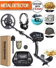 Lightweight Entry Metal Detector 7.8" Waterproof Coil 6.5KHz 2 Modes Adjustable