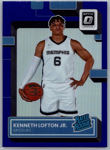 2022-23 Donruss Optic #202 Kenneth Lofton Jr. Purple Memphis Grizzlies