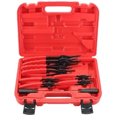 Snap Ring Plier Set 11PCS Straight & Bent Retaining Ring Pliers w/Hook & Pick...