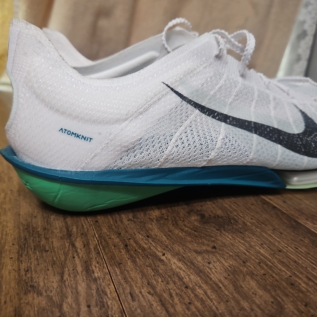Nike Air Zoom Victory 2 Track & Field Shoes 15 Mens White/Black/Spruce FD8411‎ Men main image 4
