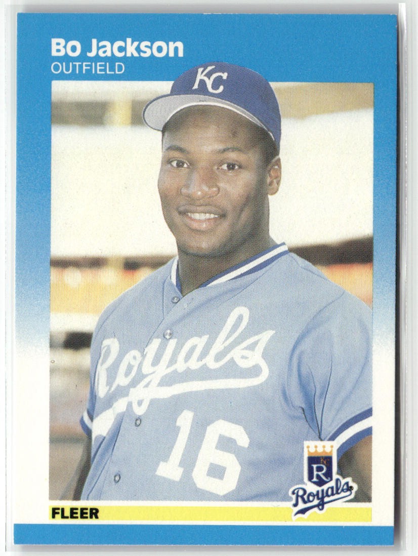 1987 FLEER #369 BO JACKSON KANSAS CITY ROYALS RC