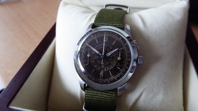 MINERVA Monopusher Ref. 1323 Valjoux 23 VZ