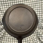Vtg Birmingham Stove & Range BSR No. 5.. Cast Iron 8-1/8” Red Mountain Skillet