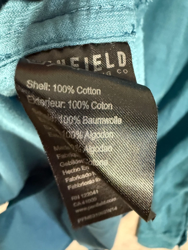 Penfield Button Shirt Mens Large Blue Corduroy Long Sleeve - Image 4 of 4