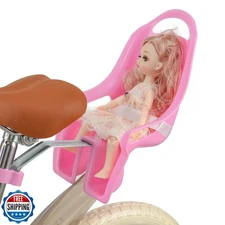 EIRONA Doll Bike Seat for Girls, Bicycle Doll Chair for 12 14 16 18 20 Inch B