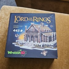 Wrebbit 3D Lord Of The Rings Golden Hall Edoras Rohan Jigsaw Puzzle 2022 LOTR