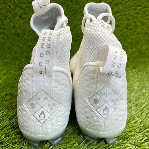 Under Armour Spotlight Lux MC 2.0 Mens Size 10 White Running Football Cleats - Picture 6 of 10
