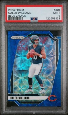 2024 Prizm - Caleb Williams - Blue Choice /14 #301 (RC) PSA 9 POP 7