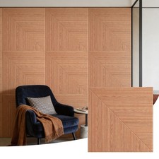 6-Pack Acoustic Panels 72x48 inches, Decorative Acoustic Panels, Self-Adhesive