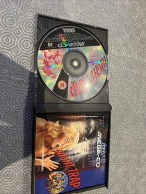 Sega Mega CD Night Trap Complete Set with Manual, Rare Game