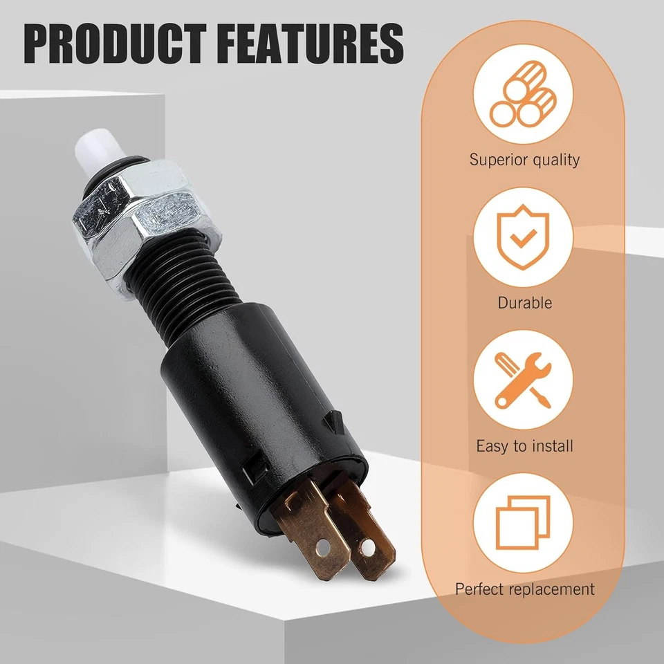 INTERRUPTOR DE LUZ DE FRENO 2 PIEZAS NUEVO PARA CHEVROLET GMC K5 BLAZER SLS66 Foto 4 de 4