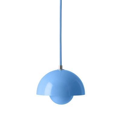 &Tradition Pendelleuchte Hängelampe FlowerPot VP10 Hellblau Designleuchte Lampe