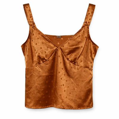 Y2K Babydoll Satin Cami Top Womens Small Baddie Indie Sleaze Trendy Party Chic