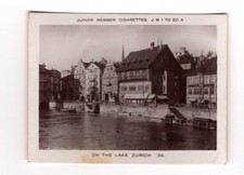 Pattreioux Junior Member World Scenes  1933 #34 Zurich Lake Switzerland