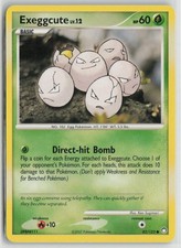 Exeggcute 82/123 Common Mysterious Treasures Pokemon Moderately Played
