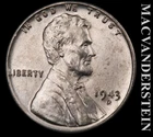1943-D Lincoln Wheat Cent - Choice Gem Brilliant Uncirculated  No Reserve #L6294