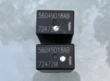 (Lot of 2) Mopar Tyco 5 Pins Relay 56049018AB 72472M/72472W/72472V tested OEM