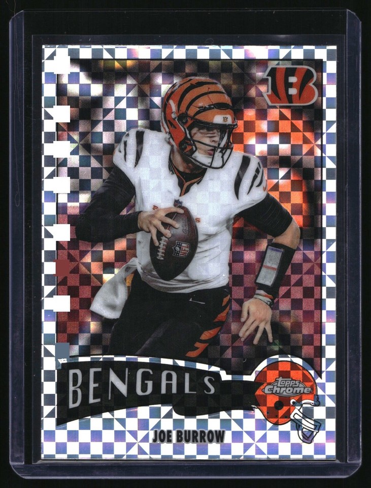 2025 Topps Chrome 1975 Topps X-Fractor #1975-7 Joe Burrow Bengals