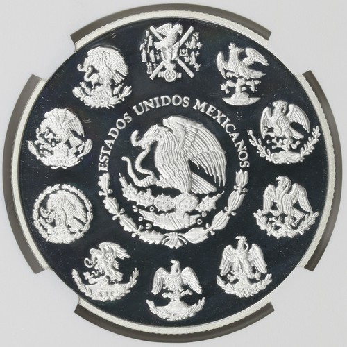 2009 Mo Mexico Silver 1 Onza NGC PF67 Ultra Cameo - Picture 4 of 4