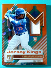 2025 DONRUSS BASEBALL * Luisangel Acuna: Jersey Kings Relic Rookie * #JK-LA