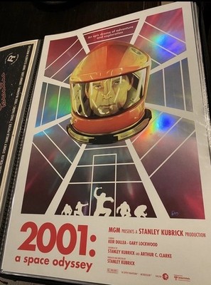 Alberto Reyes 2001 A Space Odyssey Screen Print Poster Art Foil Mondo Pvt Com/75
