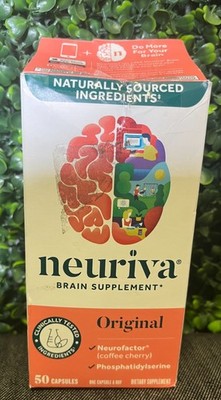 Neuriva Original Brain Supplement  (50 CAPSULES),OPEN BOX,SEALED