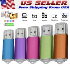 5Pack 2G 4G 8G 16G 32GB USB 2.0 Pen Drive Flash Memory Stick USB Flash Drives