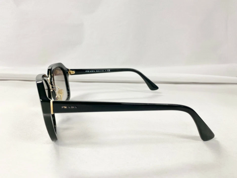 Gafas de sol PRADA SPR25R negras doradas de plástico con estuche rojo Valentino 1AB-0A7 140 Foto 2 de 4