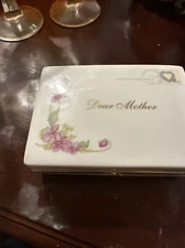 2005 Ardleigh Elliot Dear Mother Porcelain Music Jewelry Box