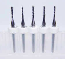(5) (.0500)  CHIPBREAKER CARBIDE ROUTER BURRS, FT Kyocera Tycom 2300.0500.256