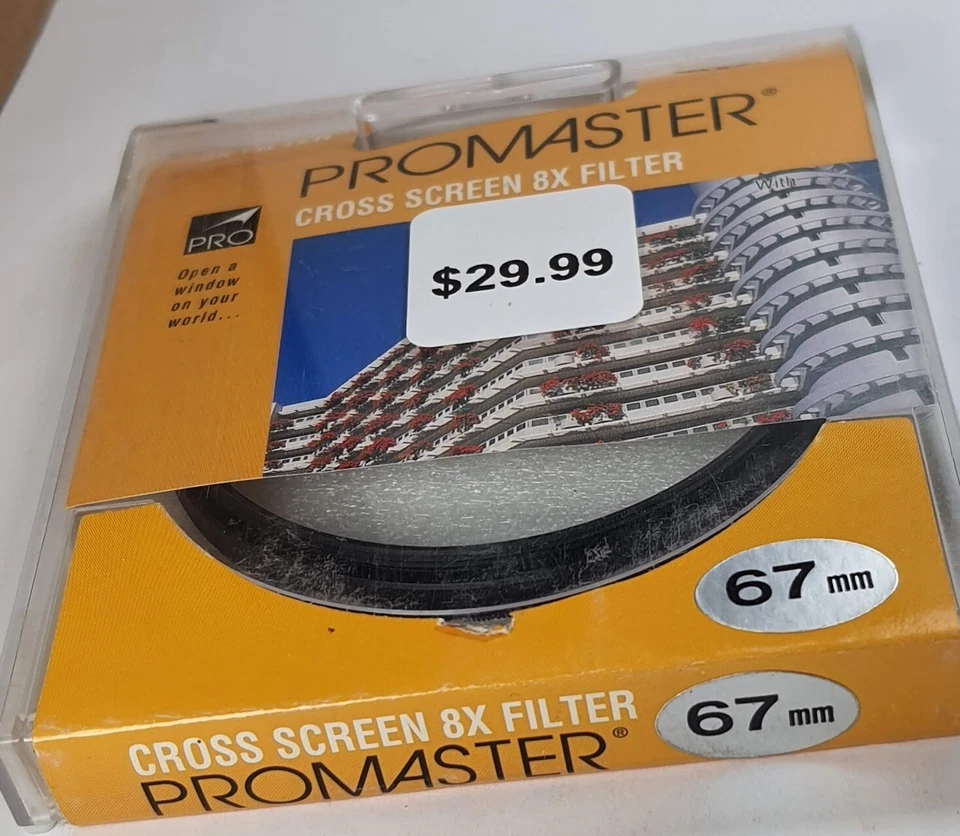 Pro 67mm CS 8x Cross Screen Star Effect Glass Lens Filter Japan P-67CS-GB E-67 - Image 3 of 4