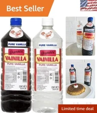 Concentrated Dark Vanilla Extract from Mexico - 66oz Total in Sealed Bottles