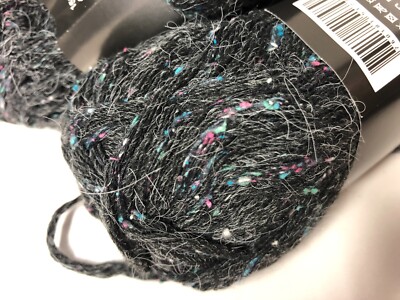 Lot De 5 Pelotes De Laine Changeante Avec Lurex - 100g Chaque, Fait Main En France, Coloris Bordeaux/marron