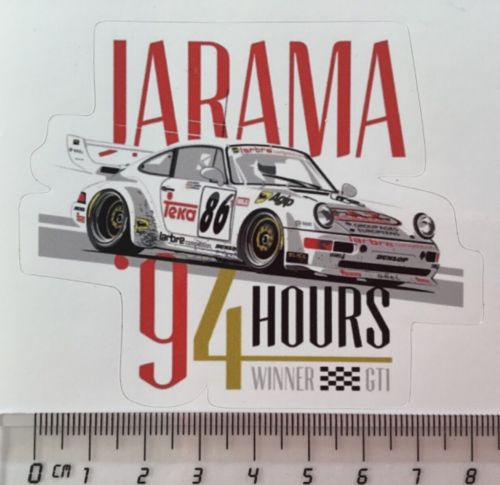 Sticker / Aufkleber, Porsche 911 / 964 Turbo S GT1 #86,  4h Jarama 1994 - Bild 1 von 1
