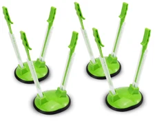 Stand Food Prep Holders Plastic Bag Ziplock Bags Dry Hand Free Rack Clips 4 Pack