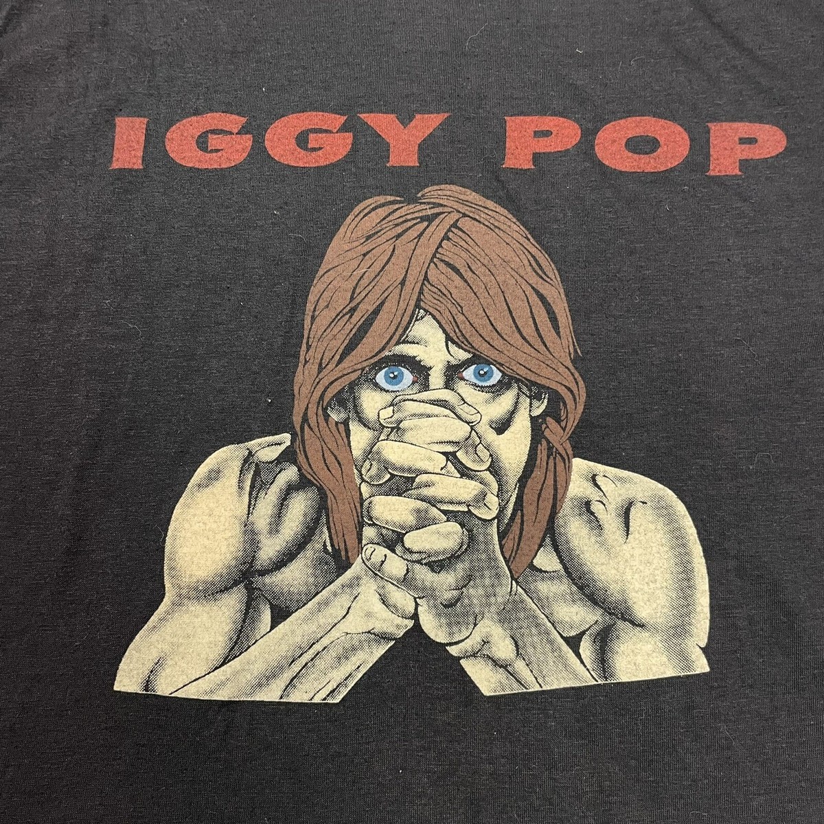 Vintage 80s Iggy Pop Shirt Size XL Punk Rock Band Breaking Vintage 80s Iggy Pop Shirt Size XL Punk Rock Band Breaking