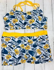 Cute Bikini Sets Tummy Control Bathing Suit for Women Two Piece Size XXL