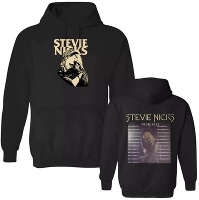 Stevie Nicks Tour 2023 Double Sided Hoodies Vintage Rock Music Hoodie S-5XL